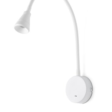 Faro Bel - wandverlichting met schakelaar - 4 x 50 x 4 cm - 3W LED incl. - mat wit