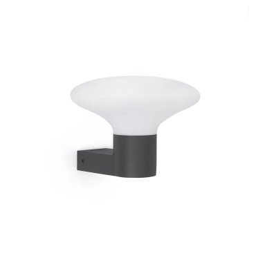 Faro Blub's - wandverlichting - 26 x 27 x 20,5 cm - IP44 - donkergrijs