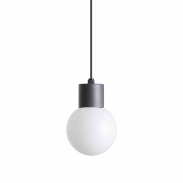 Faro Moon - hanglamp - Ø 18 x 153,5 cm - IP44 - donkergrijs
