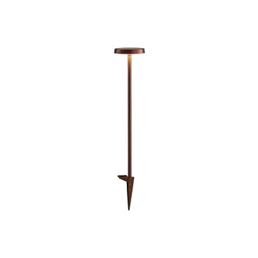 VK Lighting Mush - tuinpaal op piek - Ø 15 x 60,8 cm - 8W LED incl. - IP65 - roestbruin