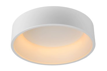 Lucide Talowe Led - plafondlamp - Ø 45 x 13 cm - 30W dimbare LED incl. - wit