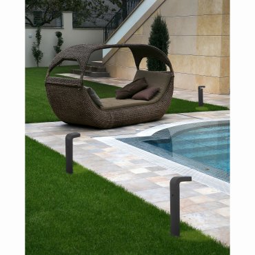 Faro Klamp - tuinpaal - 20 x 10 x 66 cm - IP44 - donkergrijs