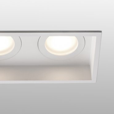 Faro Hyde - inbouwspot - 89 x 89 mm, 165 x 83 mm inbouwmaat - IP44 - mat wit