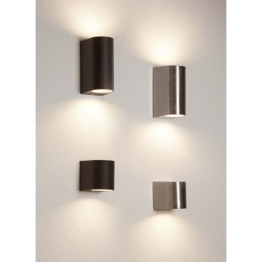 Searchlight Stratton - buiten wandverlichting - 7 x 15 cm - IP44 - zwart