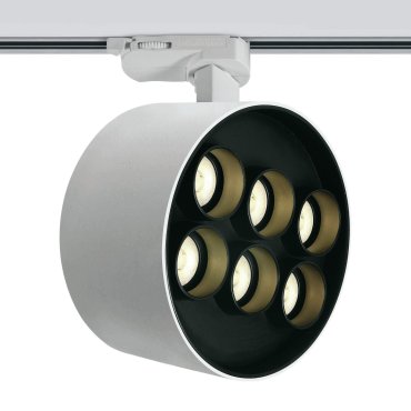 ONE Light Dark Light Tubes - rail spot - 3-fase railsysteem - Ø 13,5 x 7,7 cm - 36W LED incl. - wit