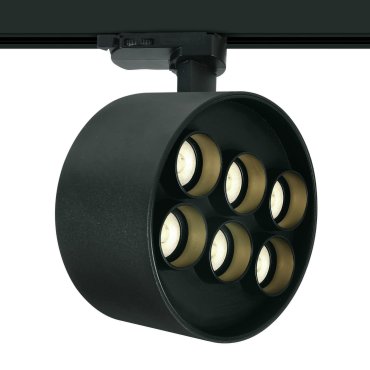 ONE Light Dark Light Tubes - rail spot - 3-fase railsysteem - Ø 13,5 x 7,7 cm - 36W LED incl. - zwart