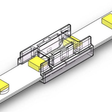 Lichtkoning - connector - 0,64 x 0,5 cm - voor enkelkleurige 5mm SMD LED strip