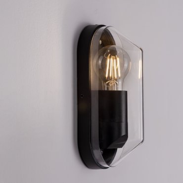 Nova Luce Amel - buiten wandverlichting - 9,5 x 23 x 9 cm - IP65 - donker antraciet