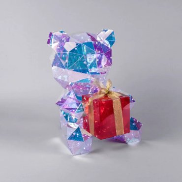 Konstsmide Diamond Teddy - tafellamp - 30 x 37 x 40 cm - multicolor