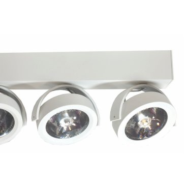 Artdelight Dutchess LED - opbouwspot 3L - 40 x 6 x 19 cm - 3 x 13W dimbare LED incl. - wit