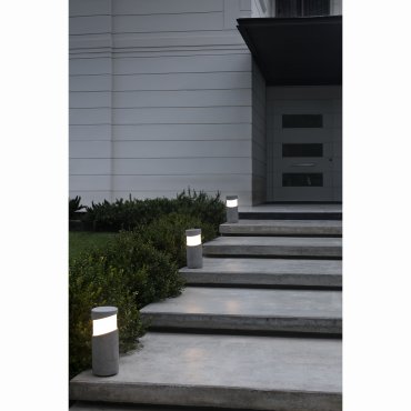 Faro Block - tuinpaal - Ø 14,7 x 35 cm - IP65 - grijs