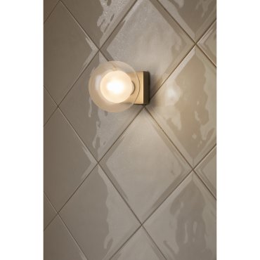 Faro Perla - plafond/wandverlichting - 11,5 x 15,5 x 11,5 cm - IP44 - oud goud
