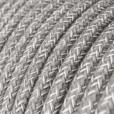 Creative Cables - textielsnoer - per 100 cm -  grijs