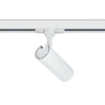 ONE Light COB Cylinder - rail spot met COB LED - 3-fase railsysteem - Ø 5,5 x 14,7 cm - 10W LED incl. - wit - witte lichtkleur