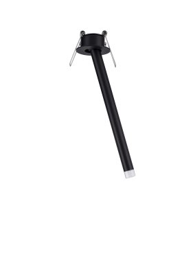 Nova Luce Stilvi - plafondlamp - Ø 5 x 24 cm - 4W LED incl. - zandzwart
