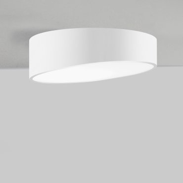 Nova Luce Maggio - plafondverlichting - Ø 40 x 12 cm - 30W LED incl. - zandwit en mat wit