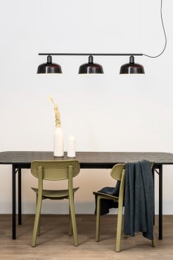 Faro Tatawin - hanglamp 3L - 16,6 x 100 x 210 cm - zwart