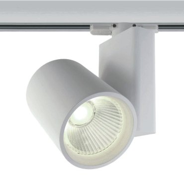 ONE Light COB Track Spot - rail spot met COB LED - 3-fase railsysteem - Ø 9 x 14 cm - 30W LED incl. - wit - witte lichtkleur