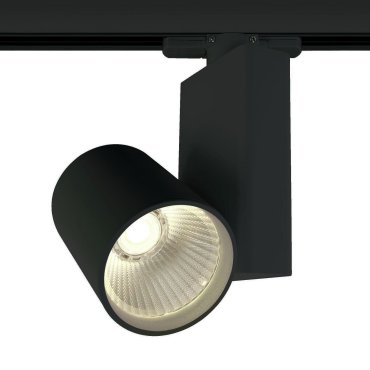 ONE Light COB Track Spot - rail spot - 3-fase railsysteem - Ø 8 x 14 cm - 15W LED incl. - zwart - warm witte lichtkleur