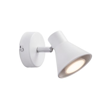 Nordlux Eik 9 - wandspot met schakelaar - 8,6 x 11 cm - wit