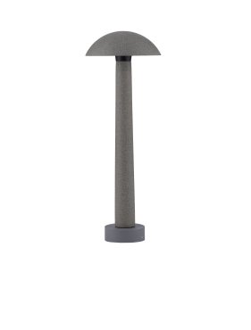 Nova Luce Tura - tuinpaal - Ø 20 x 55 cm - 7W LED incl. - IP65 - zwart