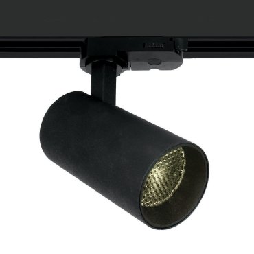 ONE Light COB Compact Cylinder - rail spot - 3-fase railsysteem - Ø 5,5 x 11 cm - 12W LED incl. - zwart