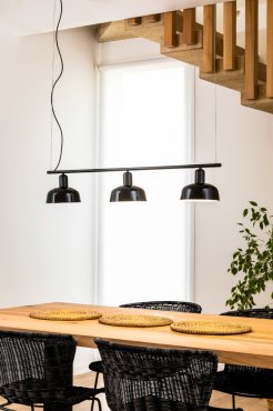 Faro Tatawin - hanglamp 3L - 8,1 x 100 x 210 cm - zwart