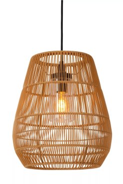 Lucide Nerida - hanglamp - Ø 35 x 389 cm - IP44 - naturel
