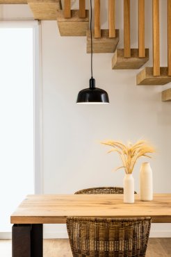 Faro Tatawin - hanglamp - Ø 25 x 111,5 cm - zwart