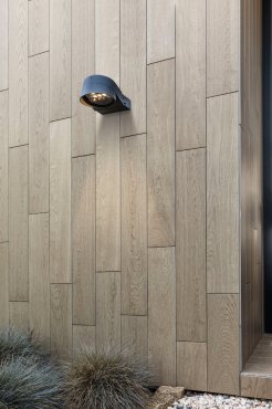 Faro Muur - buiten wandlamp - Ø 16 x 4,7 x 25 cm - 28,5W LED incl. - IP65 - donker grijs