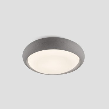 Faro Anga - plafondlamp - Ø 26,7 x 9 cm - 24W LED incl. - IP44 - donker grijs