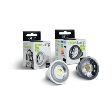 ONE Light MR16 GU10 COB LED Dimmable - Ø 5 x 5,5 cm - GU10 - 6W dimbaar - 3000K - wit