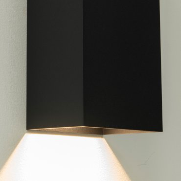 Artdelight Dante XL - wandverlichting - 9 x 10 x 24 cm - zwart