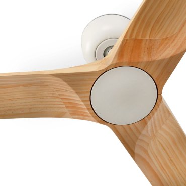 Faro Heywood L - plafondventilator - Ø 132 cm - mat wit en den