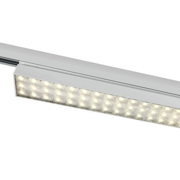 ONE Light High Power Linear - track light - 3-fase railsysteem - 115 x 4 x 6,4 cm - 60W LED incl. - wit - witte lichtkleur