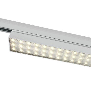 ONE Light High Power Linear - track light - 3-fase railsysteem - 58 x 4 x 6,4 cm - 30W LED incl. - wit - warm witte lichtkleur