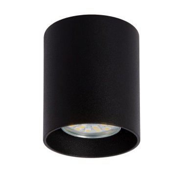 Lucide Bodi round - opbouwspot - Ø 8 x 9,5 cm - zwart