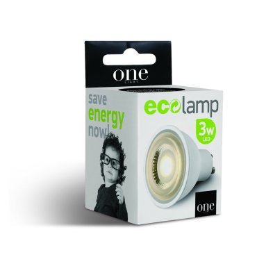 ONE Light 60° COB LED - Ø 5 x 5,5 cm - GU10 - 3W niet dimbaar - 3000K
