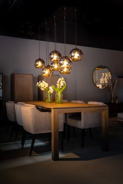 ETH Orb - hanglamp - Ø 30 x  350 cm - zwart