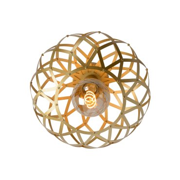 Lucide Wolfram - plafondverlichting - Ø 30 x 20 cm - mat goud
