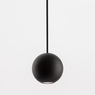 Nova Luce Nocci - hanglamp - Ø 5 x 158 cm - 4,5W LED incl. - zwart
