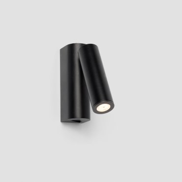 Faro Rob - wandlamp - 3,5 x 15,5 x 11 cm - 3W LED incl. - zwart