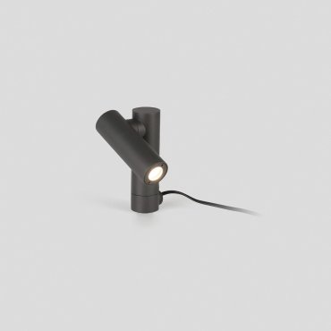 Faro Spy-1 - grondspot op piek - Ø 4 x 12 x 39,5 cm - 6W LED incl. - IP65 - donker grijs