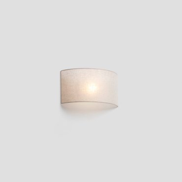 Faro Otton curve - wandlamp - 11,5 x 20 x 37,5 cm - lichte jute