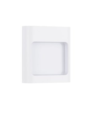 Nova Luce Tall - buiten wandverlichting - 12,5 x 13,5 x 4 cm - 9W LED incl. - IP54 - zandwit