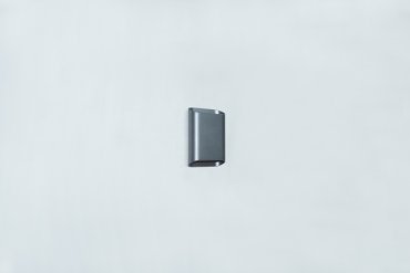 Artdelight Diaz Small - wandverlichting - 4 x 10 x 15 cm - 2 x 3W LED incl. - IP54 - geborsteld metaal