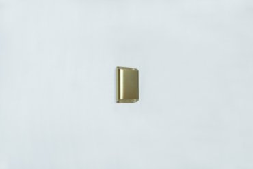 Artdelight Diaz Small - wandverlichting - 4 x 10 x 15 cm - 2 x 3W LED incl. - IP54 - geborsteld goud