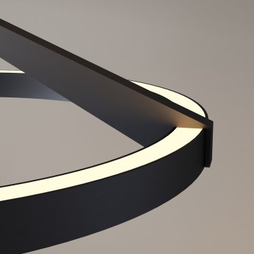 Artdelight Oregon - plafondlamp - Ø 33 x 14,1 cm - 2 x 15W dimbare LED incl. - zwart