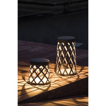 Faro Shadow - tuinpaal - Ø 25 x 45 cm - 11W LED incl. - IP65 - donkergrijs