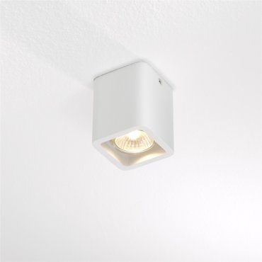 Artdelight Bronx - Opbouwspot 1L - 7 x 7 x 8,5 cm - wit